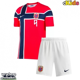 Norway Erling Haaland #9 Replica Home Minikit World Cup 2026 Short Sleeve (+ pants)
